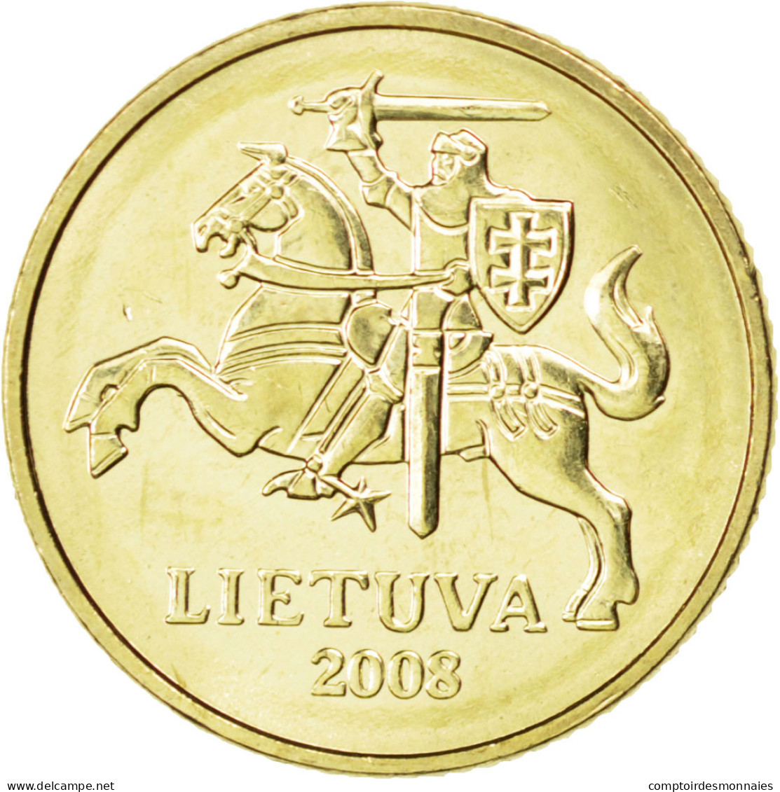 Monnaie, Lithuania, 10 Centu, 2008, SPL, Nickel-brass, KM:106 - Lithuania