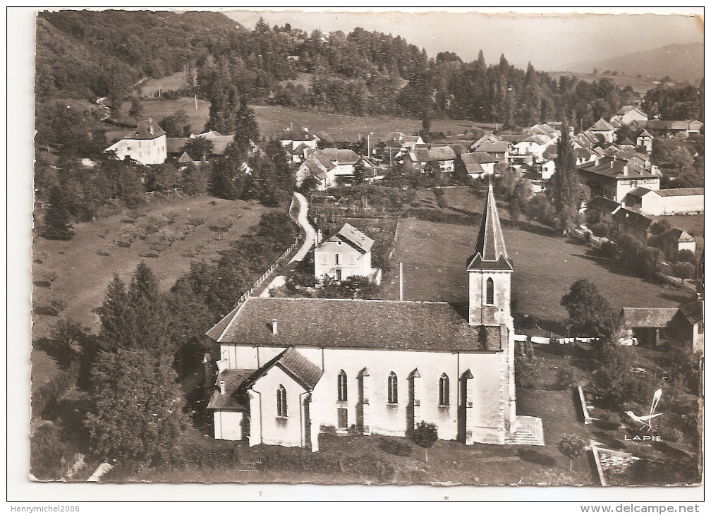 Ain - 01 - Peyrieu église Vue Aérienne Ed Lapie - Non Classés