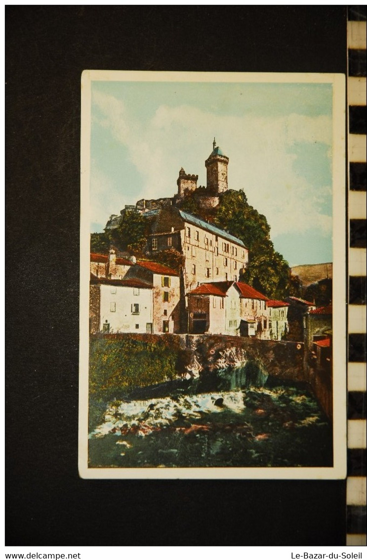 CP, 07, FOIX Vue Sur Le Château Et Le Palais De Justice Voyagé En 1941 - Foix