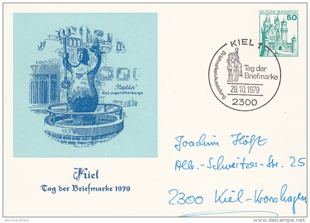 APP 103/41  Kiel - Tag Der Briefmarke 1979, Kiel 1 - Cartoline Private - Usati