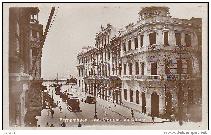 Brésil - Pernambuco - Avenida De Olinda - Recife