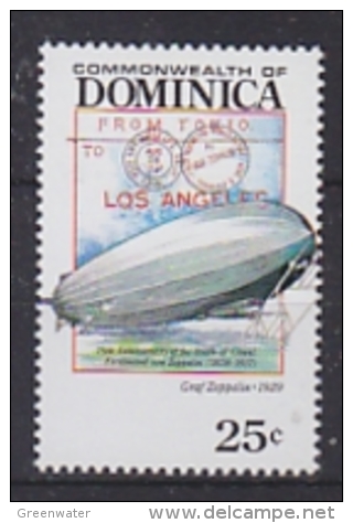 Dominica 1992 Graf Zeppelin 1v ** Mnh (20956A) - Dominica (1978-...)