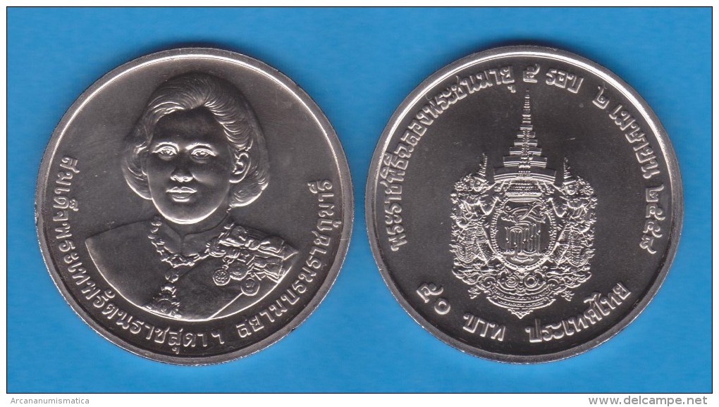 THAILAND   50  BATH  2015   2.015 Cu Ni  "60Th Birthday Of Princess SIRINDHORN"  SC/UNC  T-DL-11.306 - Tailandia