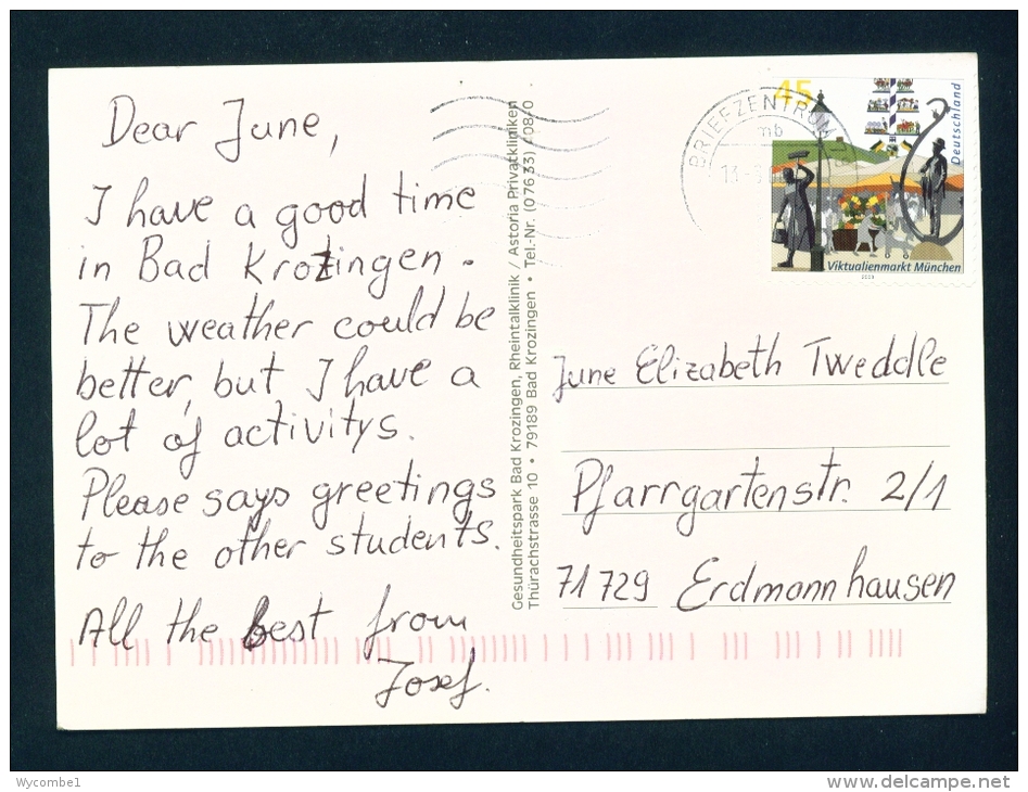 GERMANY  -  Bad Krozingen  Multi View  Used Postcard As Scans - Bad Krozingen