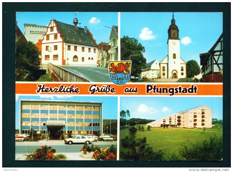 GERMANY  -  Pfungstadt  Multi View  Unused Postcard As Scan - Pfungstadt
