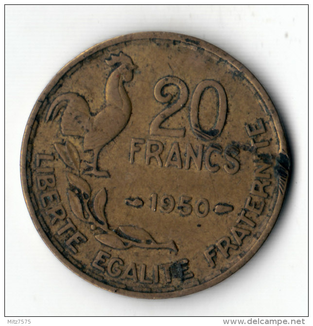 FRANCE  -  20 Francs 1950  (29) - Autres & Non Classés