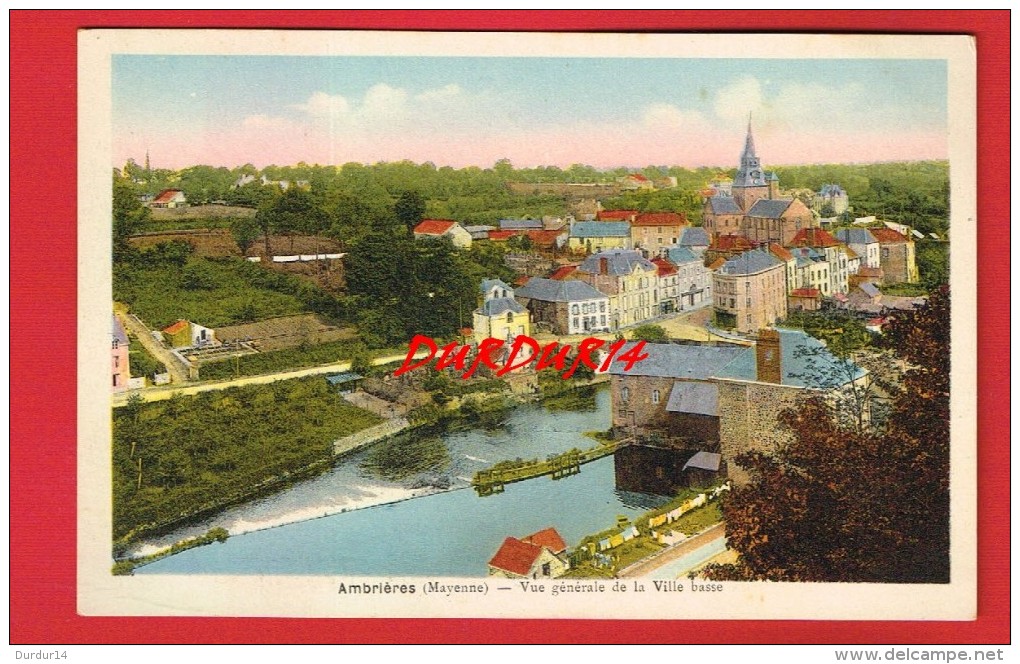 Mayenne - AMBRIERES LE GRAND - Vue Générale De La Ville Basse ... - Ambrieres Les Vallees