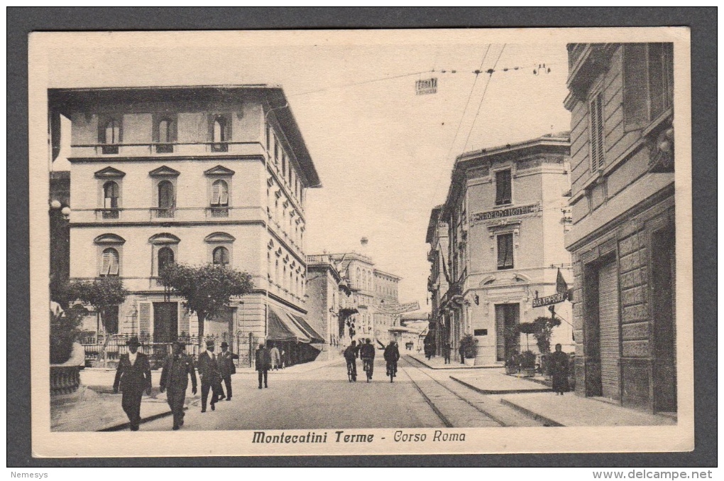 MONTECATINI TERME CORSO ROMA FP NV SEE 2 SCANS ANIMATA BAR NEW YORK MODERN HOTEL - Altri & Non Classificati