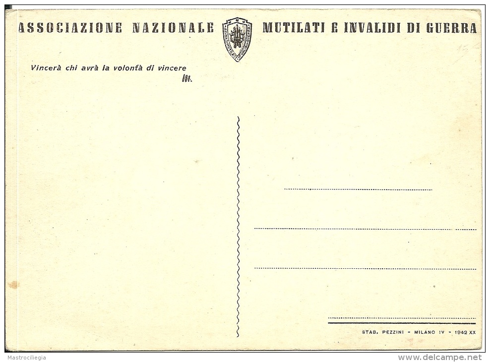 AVIATORE E CARRISTA  Illustrata Santagata  Associazione Nazionale Mutilati E Invalidi Di Guerra - Uniformi