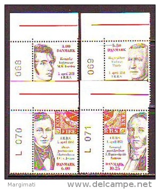 Denmark 2001. 150 Years Stamps 4 W. MNH. Pf.** - Neufs