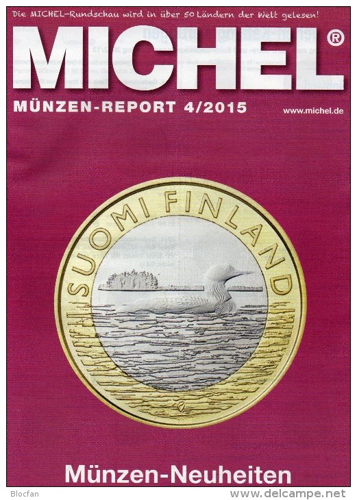 Briefmarken Rundschau MICHEL 4/2015 Neu 6€ New Stamps Of The World Catalogue And Magacine Of Germany  ISBN 9783954025503 - German (from 1941)