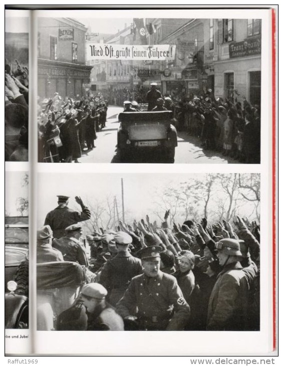 Hitler in seiner Heimat von Heinrich Hoffmann über 100 Fotos Buch Östereich 1938