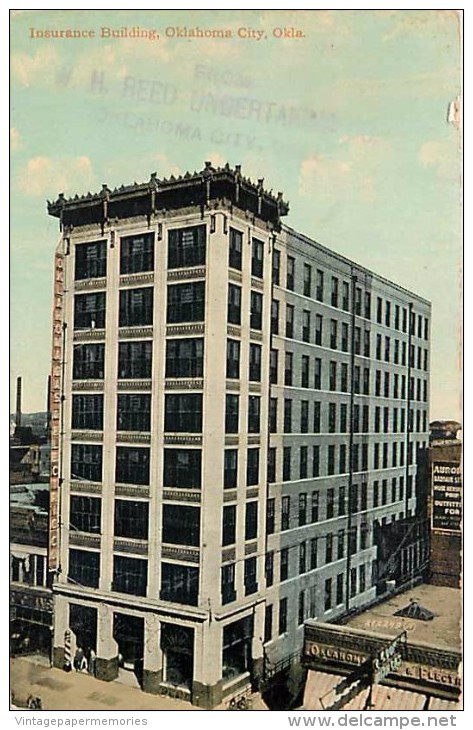 242253-Oklahoma, Oklahoma City, Insurance Building, Valentine & Sons No 212249 - Oklahoma City