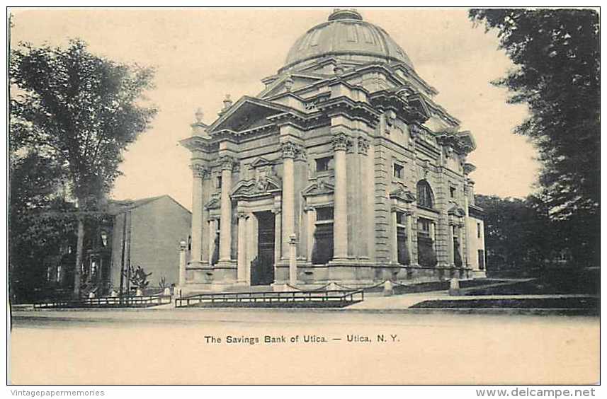 242265-New York, Utica, Savings Bank Of Utica, Rochester News Company No 2415 - Utica