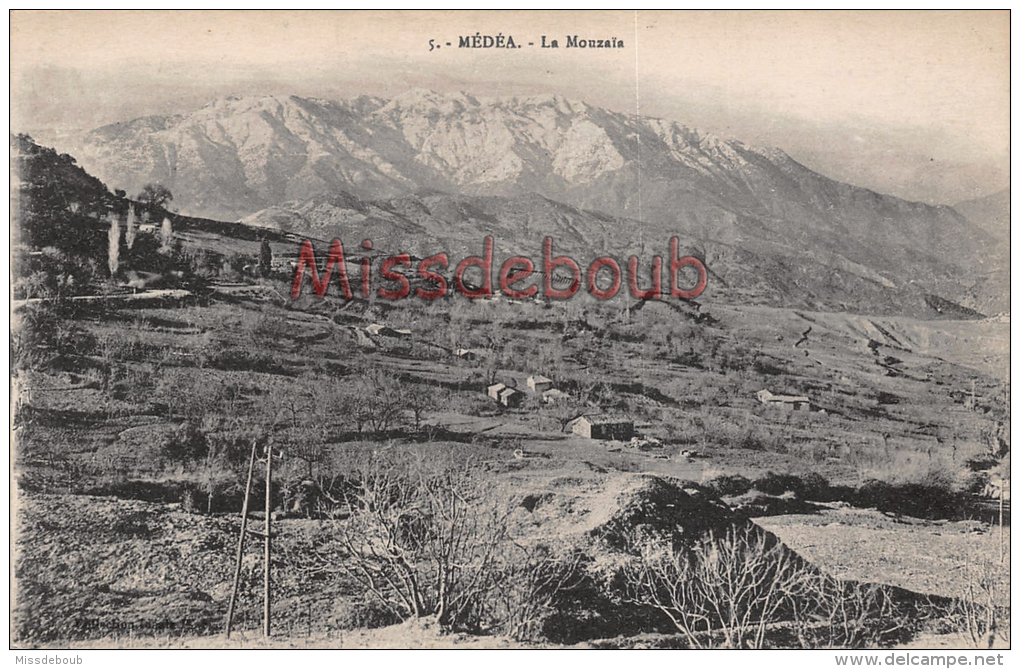ALGERIE -  MEDEA - La Mouzaïa - 1921  - 2 Photos - Medea