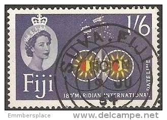 Fiji - 1962 International Date Line (definitive) 1/6d Used   SG 318  Sc 183 - Fiji (...-1970)