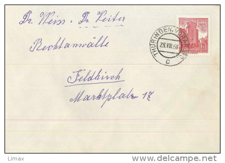 Vorarlberg Thüringen Wien Erdberg - Covers & Documents