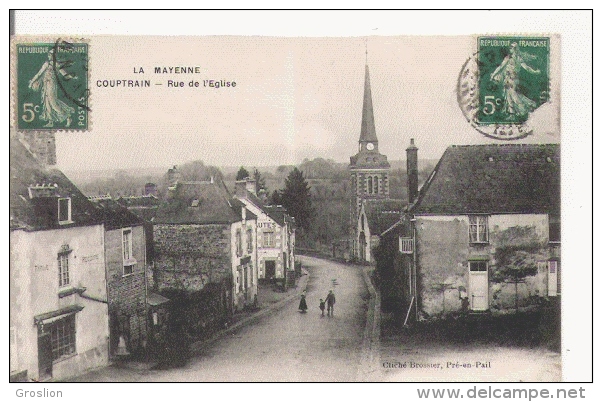 COUPTRAIN LA MAYENNE RUE DE L'EGLISE - Couptrain