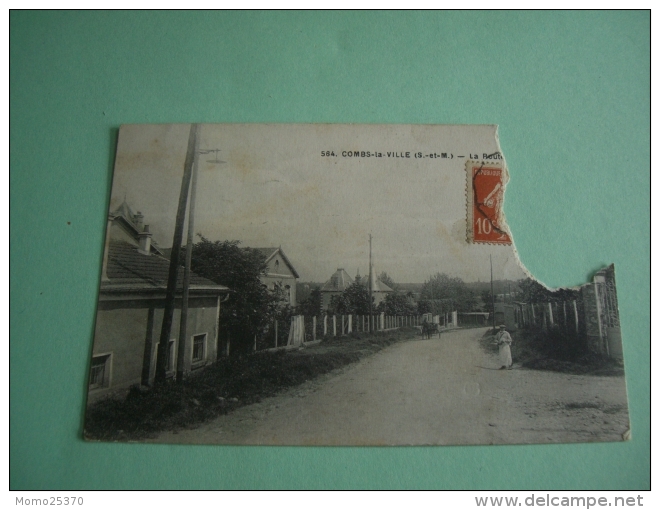 COMBS LA VILLE 77 1918 Maps Postcard Postkarte Cartolina Postale - Combs La Ville