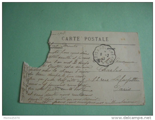 COMBS LA VILLE 77 1918 Maps Postcard Postkarte Cartolina Postale - Combs La Ville