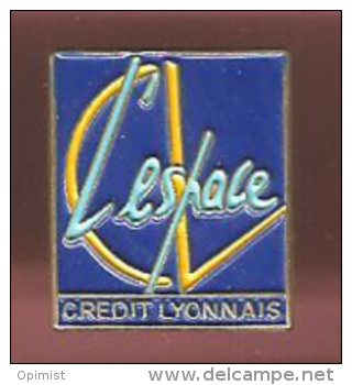 43827-Pin's-Banque.assurance.Credit Lyonnais.l'Espace.. - Banche