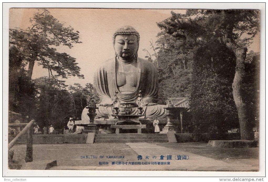 Daibutsu Of Kamakura, 1920, Scan Recto-verso (Buddha, Bouddha) - Sonstige & Ohne Zuordnung