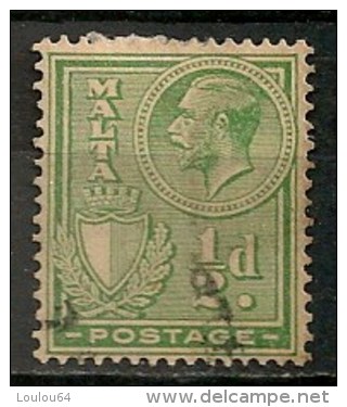 Timbres - Malte - 1926/27 - 1/2 D. - - Malta