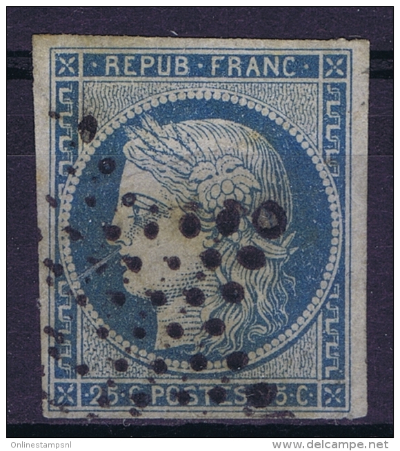 France: 1850 Yv Nr 4 Used Obl Etoile - 1849-1850 Cérès