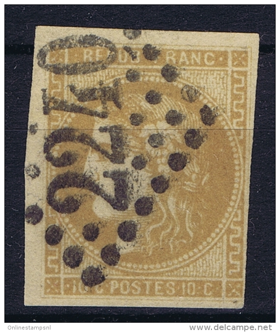 France: 1870 Yv Nr 43 Used Obl    GC 2240 - 1870 Uitgave Van Bordeaux