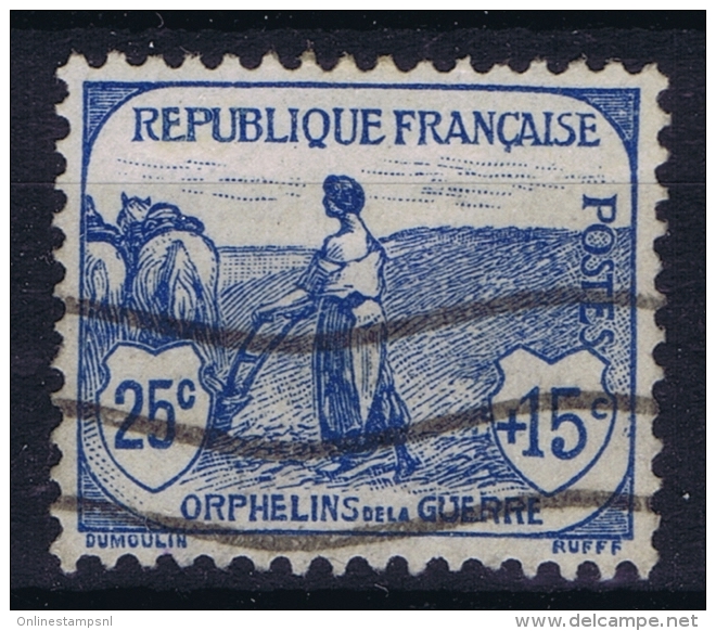 France: 1917 Yv Nr 151 Used / Obl - Gebruikt