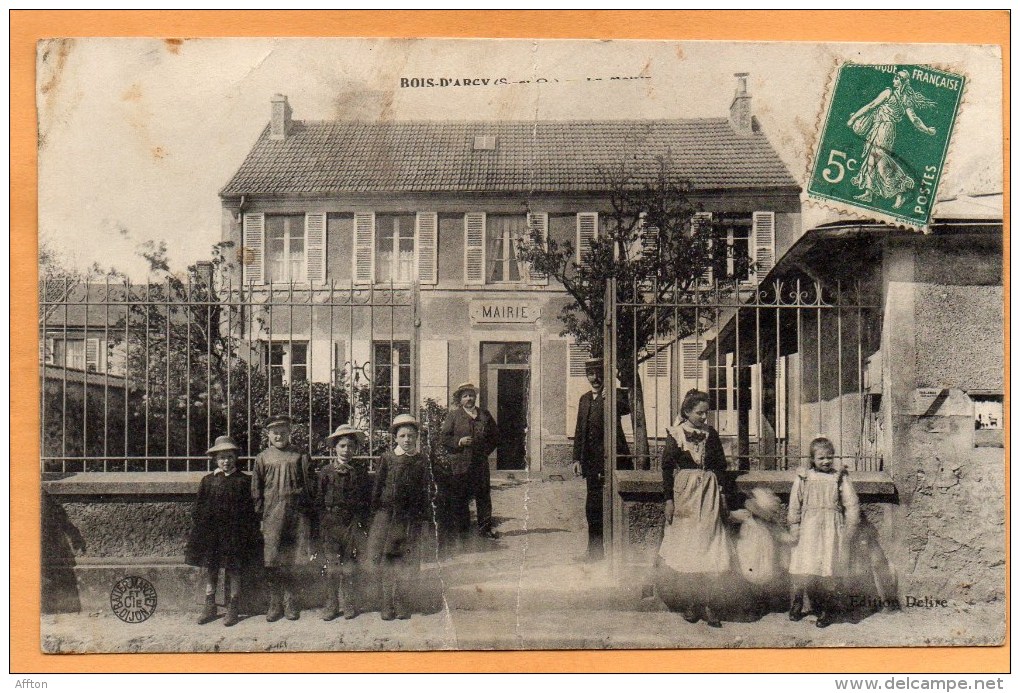 Bois D Arcy 1910 Postcard - Bois D'Arcy