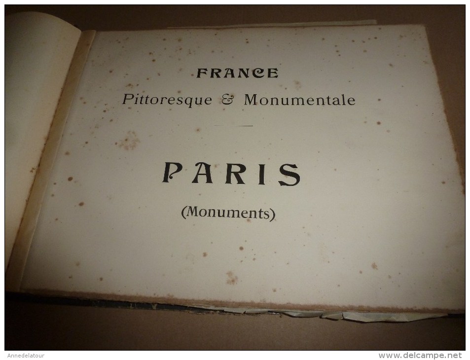 1900 PARIS PITTORESQUE ET MONUMENTAL ,par E. Deley :  Grandes Photographie Du Paris Animé (personnages, Attelages, Etc - Anciennes (Av. 1900)