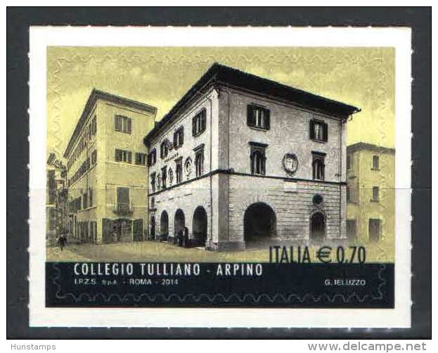 Italy 2014. Buildings - Collegium Stamp MNH (**) - 2011-20: Mint/hinged