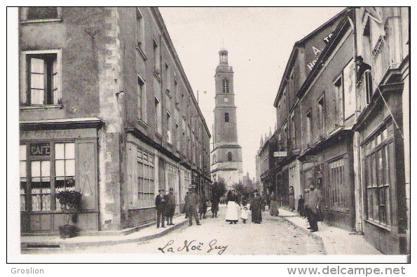 NORT SUR ERDRE (LA NOE GUY) CAFE CENTRAL ET BELLE ANIMATION 1916 - Nort Sur Erdre