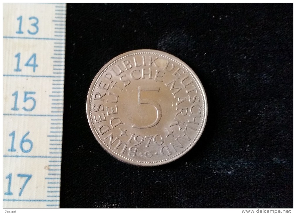 Monnaie 5 Mark Argent 1970 - 5 Mark