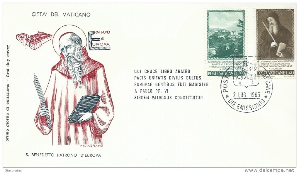 VATICANO - BUSTA    FDC   -  1965 - - FDC