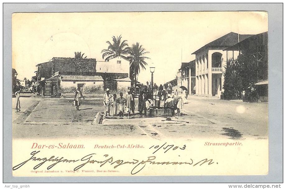 AK Afrika Tansania Dar-es-Salam 1903-05-10 Fotokarte - Tanzanie