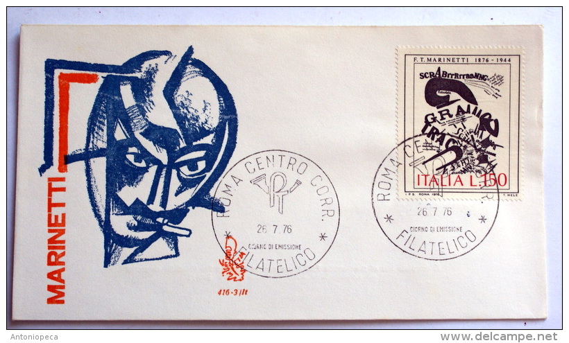 ITALIA 1976 - MARINETTI LIRE 150 , VENETIA FDC - FDC