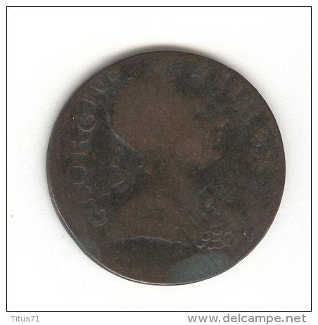Farthing Grande Bretagne / U.K. 1773 Georgius III - B. 1/2 Penny