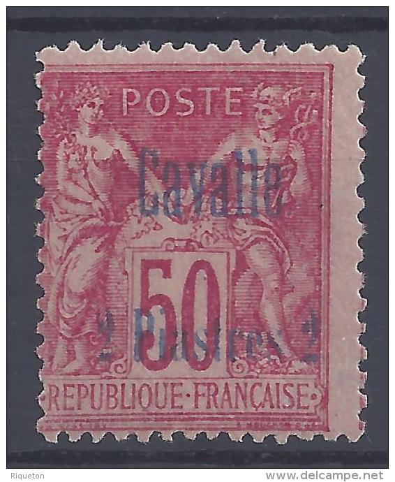 CAVALLE  - 1893-1900 -  N° 7 -  NEUF - X -  RARE -  TB - - Unused Stamps