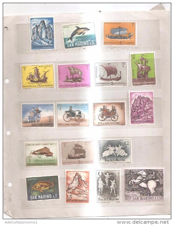 78563) LOTTO DI S. MARINO CON FRANCOBOLLI NUOVI - Collections, Lots & Series