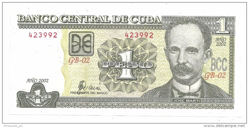 Kuba 1 Peso 2002 UNC - Cuba