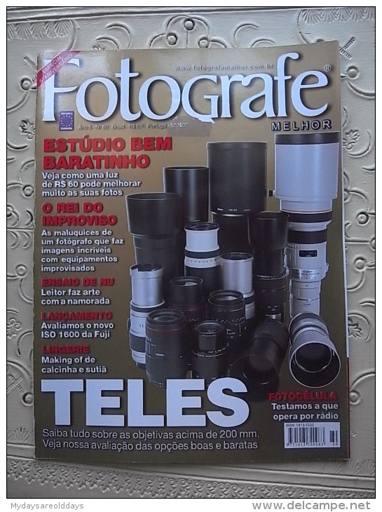 PHOTO PHOTOGRAPHY ART BOOK MAGAZINE - FOTOGRAFE PORTUGAL BRASIL - Fotografia