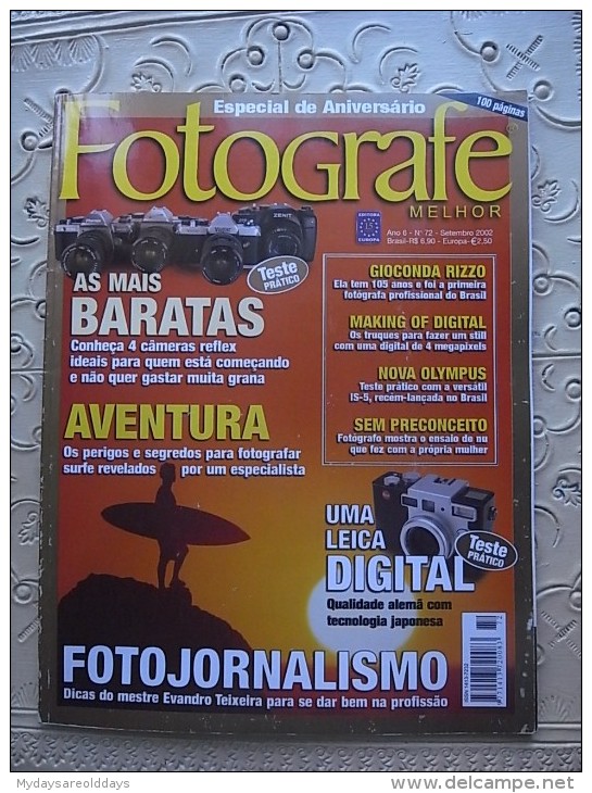 PHOTO PHOTOGRAPHY ART BOOK MAGAZINE - FOTOGRAFE PORTUGAL BRASIL - Photography