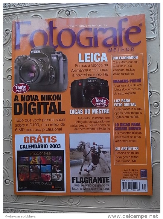 PHOTO PHOTOGRAPHY ART BOOK MAGAZINE - FOTOGRAFE PORTUGAL BRASIL - Fotografie