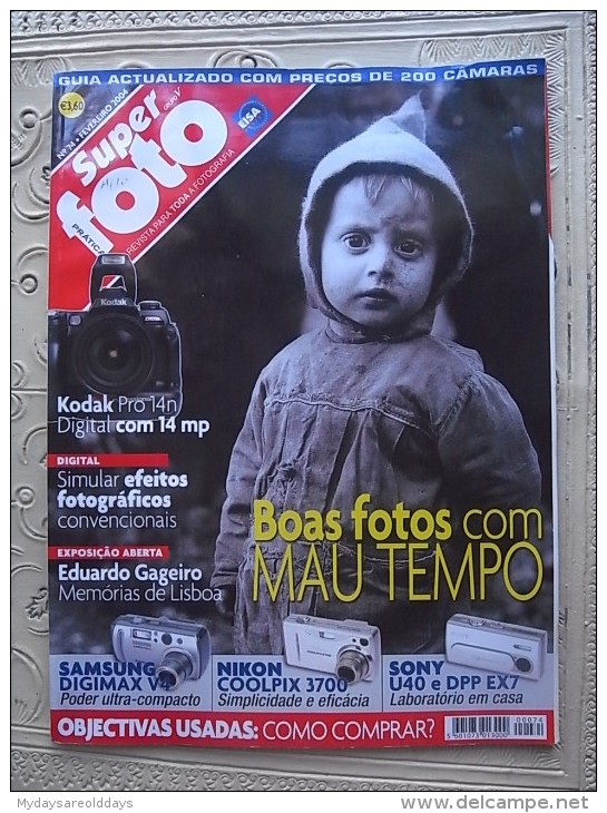 PHOTO PHOTOGRAPHY ART BOOK MAGAZINE - SUPER FOTO PORTUGAL - Fotografia