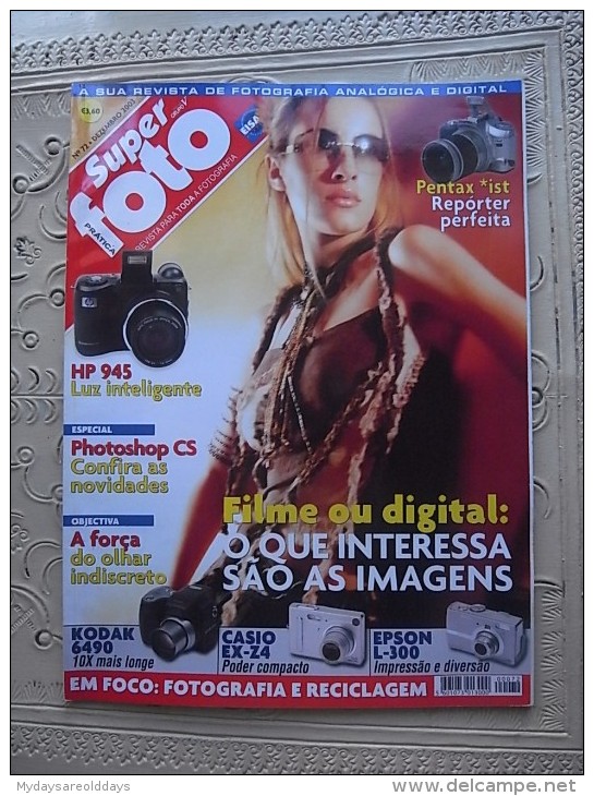 PHOTO PHOTOGRAPHY ART BOOK MAGAZINE - SUPER FOTO PORTUGAL - Photography