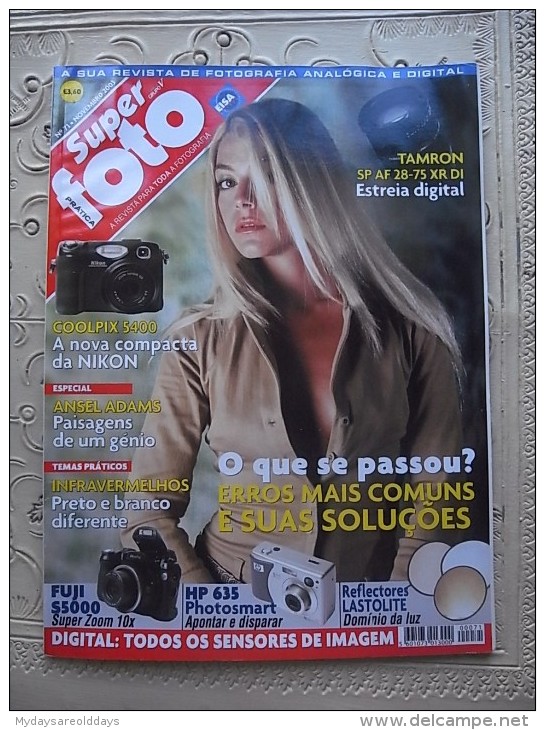 PHOTO PHOTOGRAPHY ART BOOK MAGAZINE - SUPER FOTO PORTUGAL - Photographie