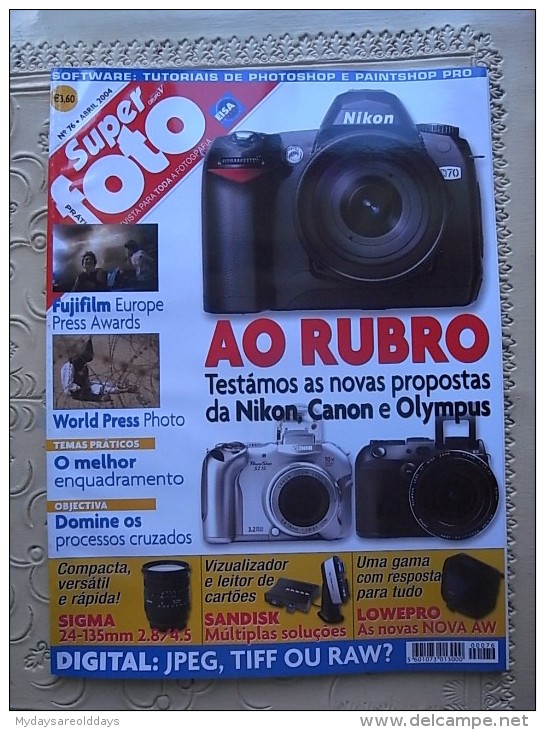 PHOTO PHOTOGRAPHY ART BOOK MAGAZINE - SUPER FOTO PORTUGAL - Photographie