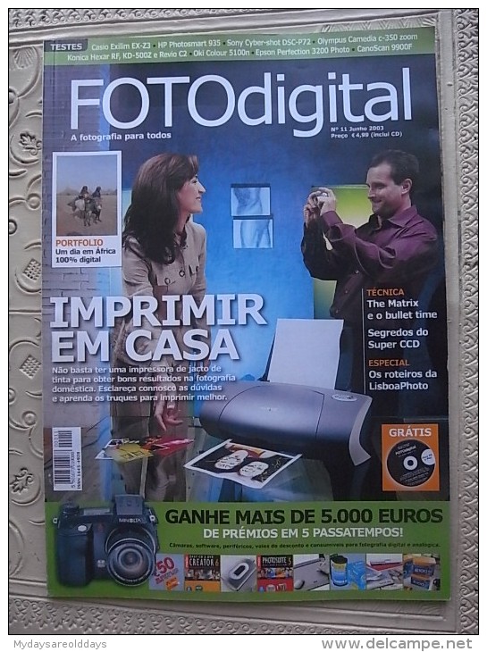 PHOTO PHOTOGRAPHY ART BOOK MAGAZINE - FOTO DIGITAL PORTUGAL - Fotografia